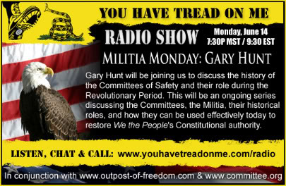 Gary Hunt,Committees of Safety and Protection,Committees of Correspondence,you have tread on me,randymack,militia